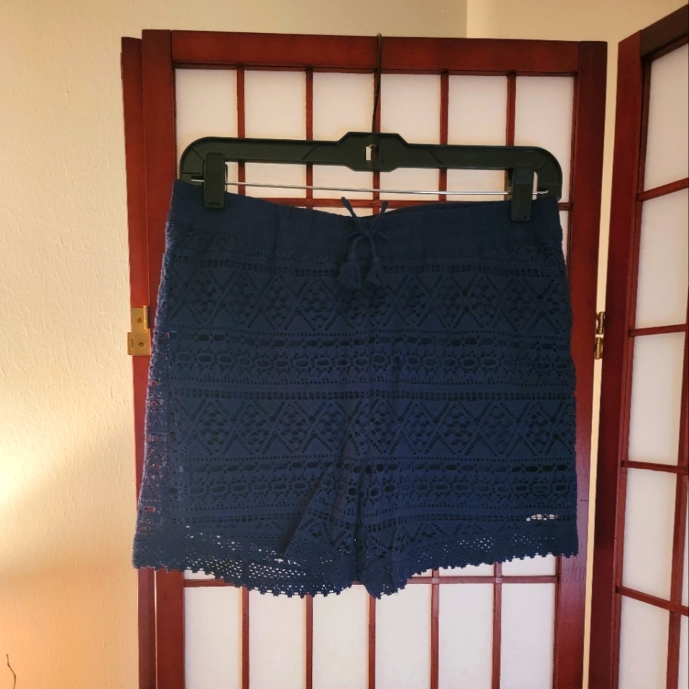 Girls/Petite Wonder Nation Lace Overlay Shorts
